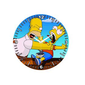 Relógio All Classics Simpsons Homer E Bart No Telhado