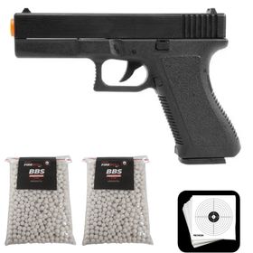 Pistola Airsoft GK V500 Metal Rossi 2 mil MUNIÇOES 20 ALVOS