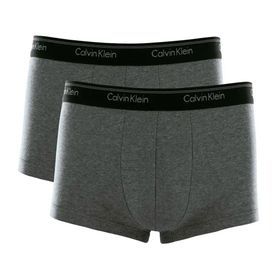 Kit 2 Cuecas boxer Calvin Klein Low Rise Trunk Cotton CK CZ