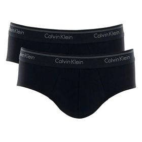 Kit 2 Cueca Calvin Klein Brief Cotton CK C13.01 - Preta