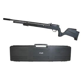 Carabina PCP Outlander Black 6,35 Alto Fluxo + Case FXR