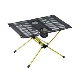 Mesa Aluminio Hawapi 39x59 Com Porta Copos - Verde Limão/Pre