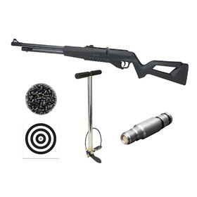 Carabina PCP G850 Black 5,5 Nova Vista QGK + Bomba + Itens
