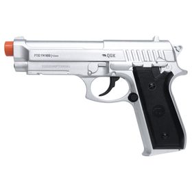 PISTOLA AIRGUN PT92 SILVER FULL METAL NBB 4,5MM - QGK