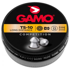 Chumbinho Gamo TS-10 Long Distance 4,5mm - 200Un