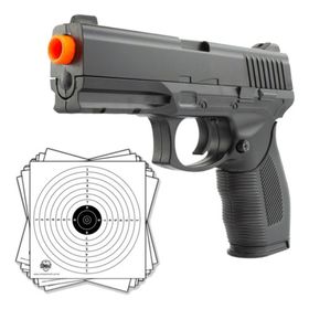 Pistola Airsoft Spring Vg24/7 V310 Vigor 6mm + 50 Alvos