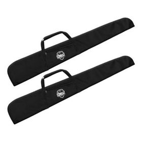 Kit 2 Capa Carabina Espingarda Combat Preta 132cm Almofadada