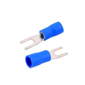 Terminal Pré Isolado Garfo Tg-225 Azul 100un Vonder