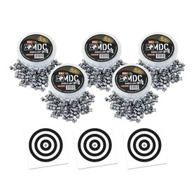 Kit 5 Cx do Chumbinho MDC Diabolô Light 5.5 10,80gr para