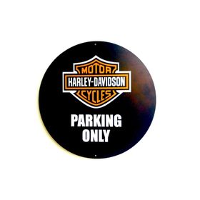 Placa All Classics Harley Davidson Parking Only R